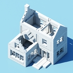  Printable architecture kit series 1  3d model for 3d printers