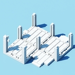  Printable architecture kit series 1  3d model for 3d printers