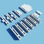  Printable architecture kit series 1  3d model for 3d printers