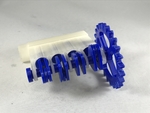  Four cylinder air engine, experimental  3d model for 3d printers
