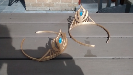  Elsa's tiara remixed  3d model for 3d printers