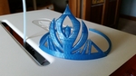  Elsa's tiara remixed  3d model for 3d printers