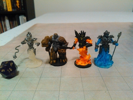  Elemental warriors  3d model for 3d printers