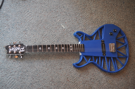 Fully 3d printed electric guitar