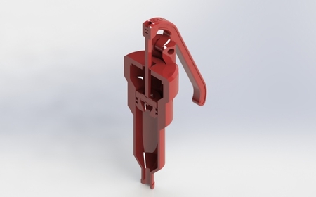  Hand water pump  3d model for 3d printers