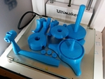 Modelo 3d de Universal independiente de filamentos de soporte de bobina (totalmente en 3d imprimible) para impresoras 3d