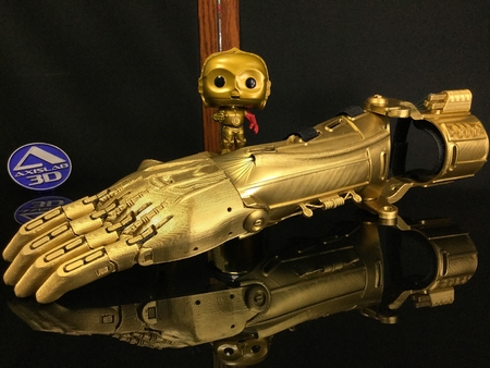 Custom Star Wars C3PO Themed, Team Unlimbited - e-NABLE Arm