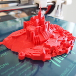  Mont saint michel  3d model for 3d printers