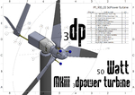  Mkiii 50 watt 3d printable wind turbine  3d model for 3d printers