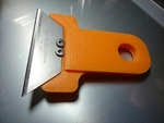 Modelo 3d de Raspador de uso de desechables stanley hojas de los cuchillos para impresoras 3d