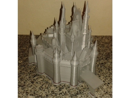 Modelo 3d de El castillo de disney para impresoras 3d