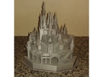 Modelo 3d de El castillo de disney para impresoras 3d