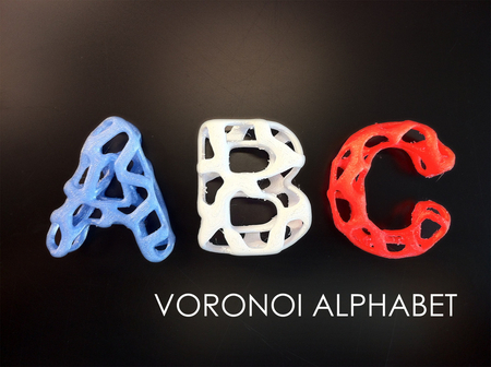 Voronoi Alphabet (A to Z!!)