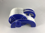  Pla / pva spring motor demonstrator  3d model for 3d printers