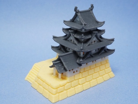  Oogaki castle  3d model for 3d printers