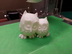  Cuddling owls  3d model for 3d printers