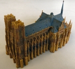  Reims cathedral kitset  3d model for 3d printers