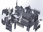 Modelo 3d de La catedral de reims kitset para impresoras 3d