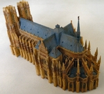 Modelo 3d de La catedral de reims kitset para impresoras 3d