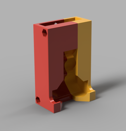 Modelo 3d de De pie / hangable fifo batería dispensador para pilas aaa para impresoras 3d