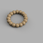  3d printed seed bead necklace & bracelet  3d model for 3d printers