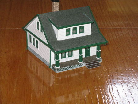  Ho scale lasalle house  3d model for 3d printers