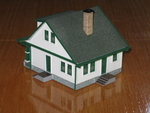  Ho scale lasalle house  3d model for 3d printers