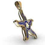  Starfish pendant  3d model for 3d printers