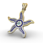  Starfish pendant  3d model for 3d printers