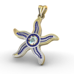 Modelo 3d de Starfish colgante para impresoras 3d