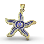 Modelo 3d de Starfish colgante para impresoras 3d