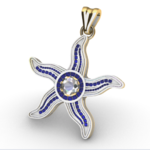 Modelo 3d de Starfish colgante para impresoras 3d