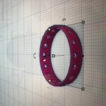 Modelo 3d de Corazón anillo para impresoras 3d