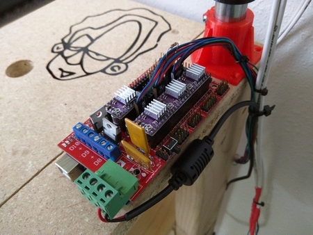  Mostly printed cnc  3d model for 3d printers