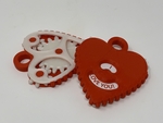  Geared heart message pendant  3d model for 3d printers