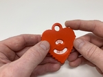  Geared heart message pendant  3d model for 3d printers