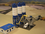  Ho scale concrete factory  3d model for 3d printers