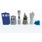 Modelo 3d de Dr. who ajedrez para impresoras 3d