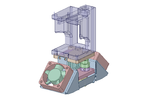 Modelo 3d de Modular cabezal de impresión para ultimaker2 - v2.2  para impresoras 3d