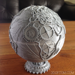  Maker globe / gear globe  3d model for 3d printers