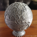  Maker globe / gear globe  3d model for 3d printers