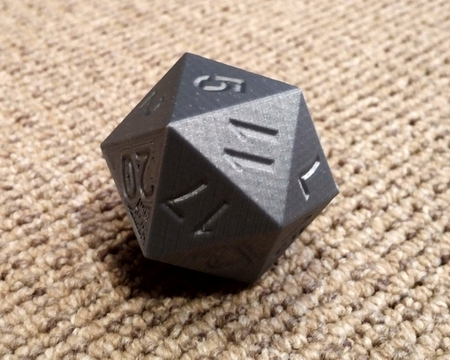 Parametric Easy-Print D20