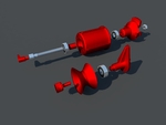 Modelo 3d de Auto-retención y de baja fricción de soporte de bobina para ultimaker 2 para impresoras 3d