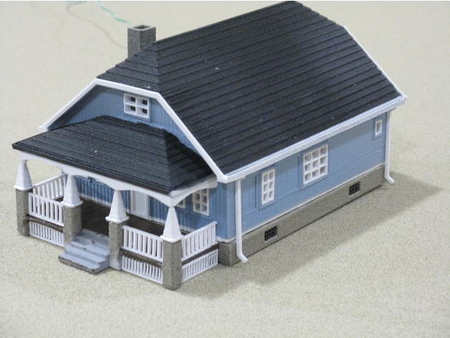  Ho scale bungalow  3d model for 3d printers