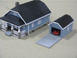  Ho scale bungalow  3d model for 3d printers