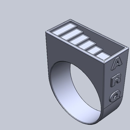 Modelo 3d de Arquitectura de anillo para impresoras 3d