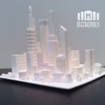 Modelo 3d de Metropolis para impresoras 3d