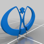  Porte clef burningman  3d model for 3d printers