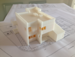 Modelo 3d de Vivienda unifamiliar en 3d para impresoras 3d