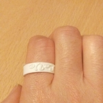 Modelo 3d de Anillo / anillo de amor para impresoras 3d